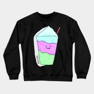 Brain freeze colorful slushy Crewneck Sweatshirt